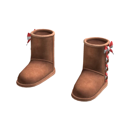 Ribbon Ugg Boots Candy Cane Roblox Item Rolimon s