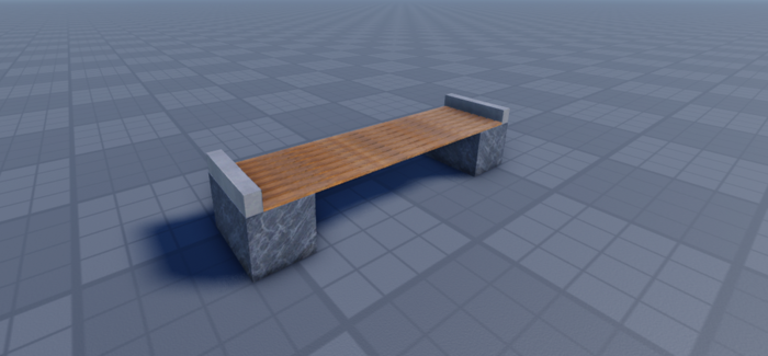 Aurelia Marble Bench preview 3