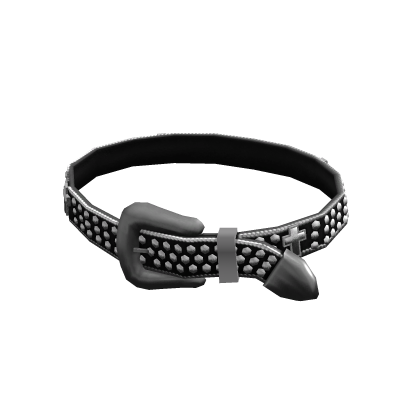 Goth Vampire Hunter Belt > Black Silver thumbnail