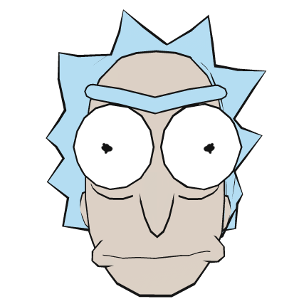 (Rick And Morty) Show Accurate Rick Head Roblox item