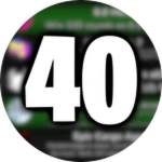 40 Badges Obtained