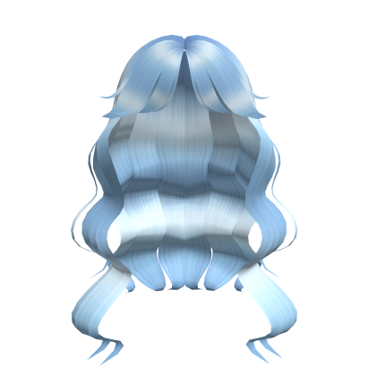 Long Blue Wavy Hair Roblox item