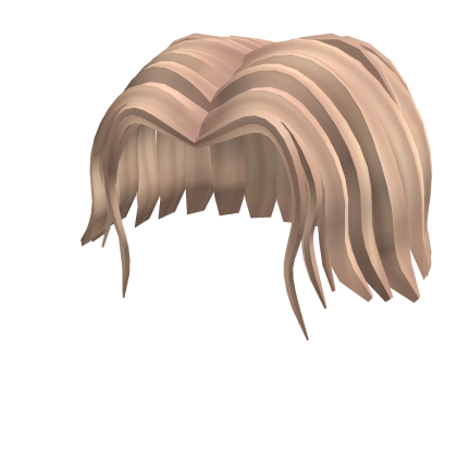 straight boy hair parted in the middle - blonde Roblox item