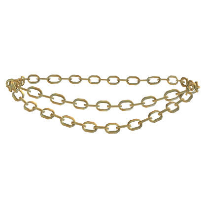 Layered Gold Chain Front