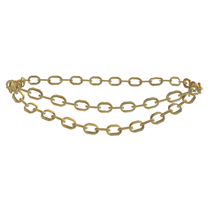 Layered Gold Chain Front