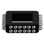 R6 Spiked Wrist Bracelet {L}