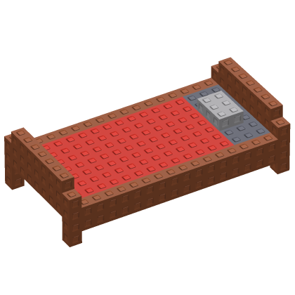 [NEW!] Retro Bed, Classic, Roblox, Noob