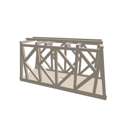 Balsa Wood K-Truss Bridge