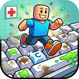 Clean the Keyboard: Hospital 🧼🏥