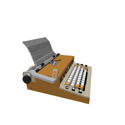 BLOXYL CLASSIC 40 Orange Typewriter