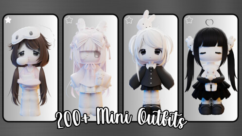 TRAJES DE MINI AVATAR KAWAII LINDOS - Roblox