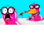Robots vs slime