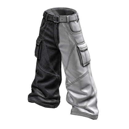 Belted Cargo Jeans