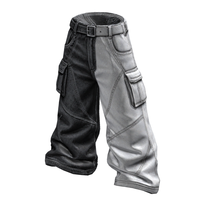 Belted Cargo Jeans