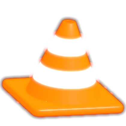 Glowing Orange Traffic Cone