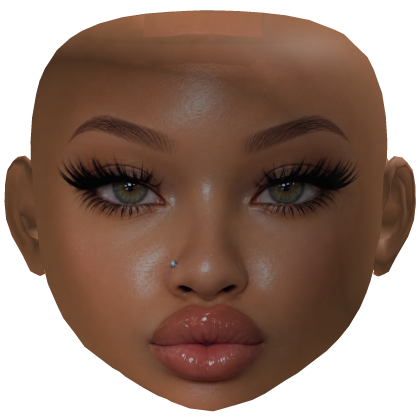 OLIVE I Green Eyes Mesh Makeup Glossy Lips Roblox item