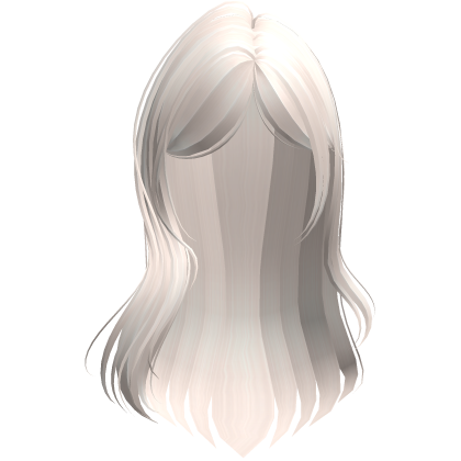 long black side part hair Roblox item
