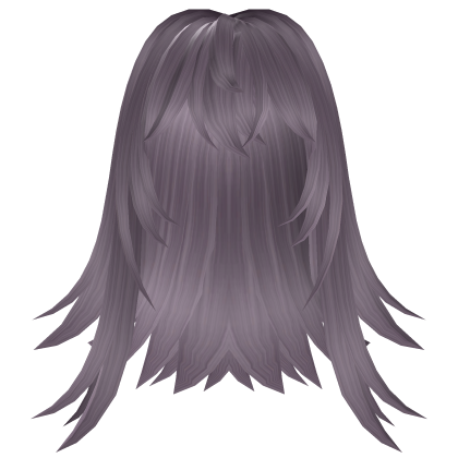 Purple Long Messy Girl Hair Roblox item