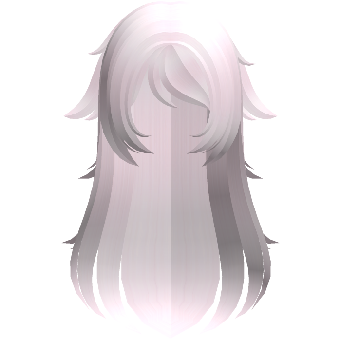 pastel pink cute neet hikikomori long messy hair