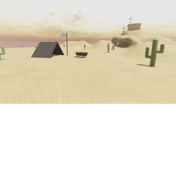 A hot day in the Mysterious Desert