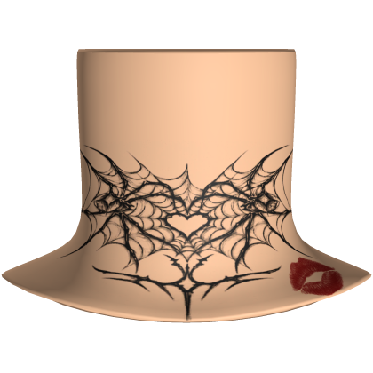 Baddie Girl Spider Neck Tattoos Cuello Tatuajes