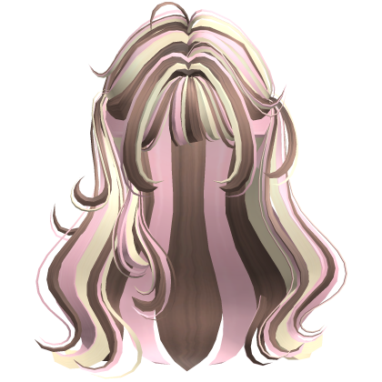 ♡ Cute Girl Long Pigtails Hair (Neapolitan) Roblox item