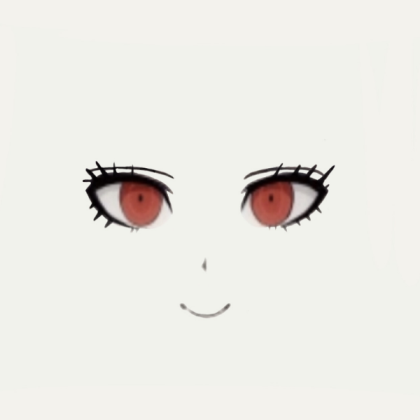 Celestia Ludenberg sprite face - skin background Roblox decal