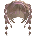 Blonde and Pink Jasmine Braided Hair