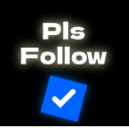 Pls Follow me