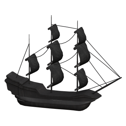 Haunted Pirate Ship - black