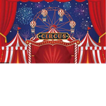 carnival tent and friends