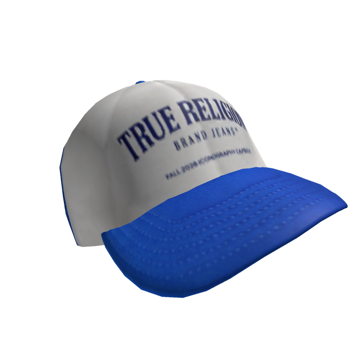 Blue and White True Hat