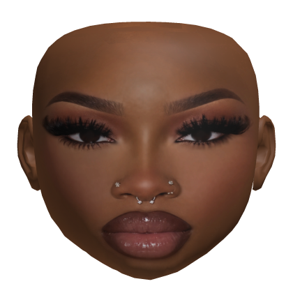 Ebony mesh head baddie Roblox item