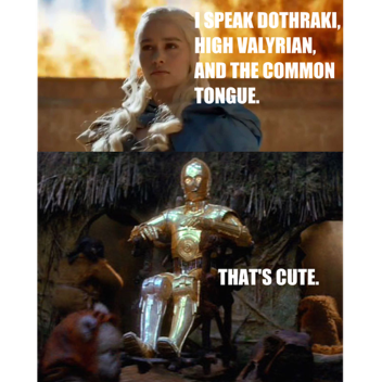 Game of Thrones V Star Wars