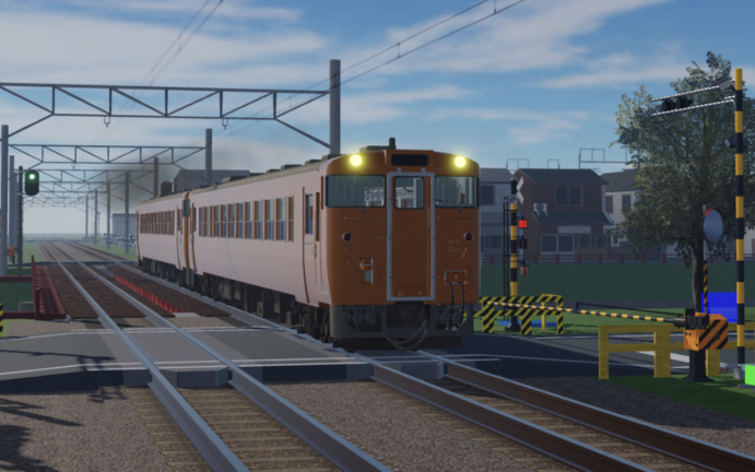 [AUTO] Double Line Crossing /Japanese railroad crossing ver.2 screenshot 1