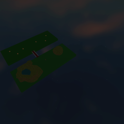 the floating island