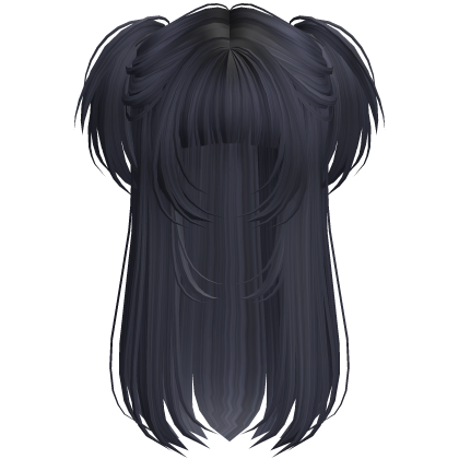 Vamp Long Straight Pigtails Navy