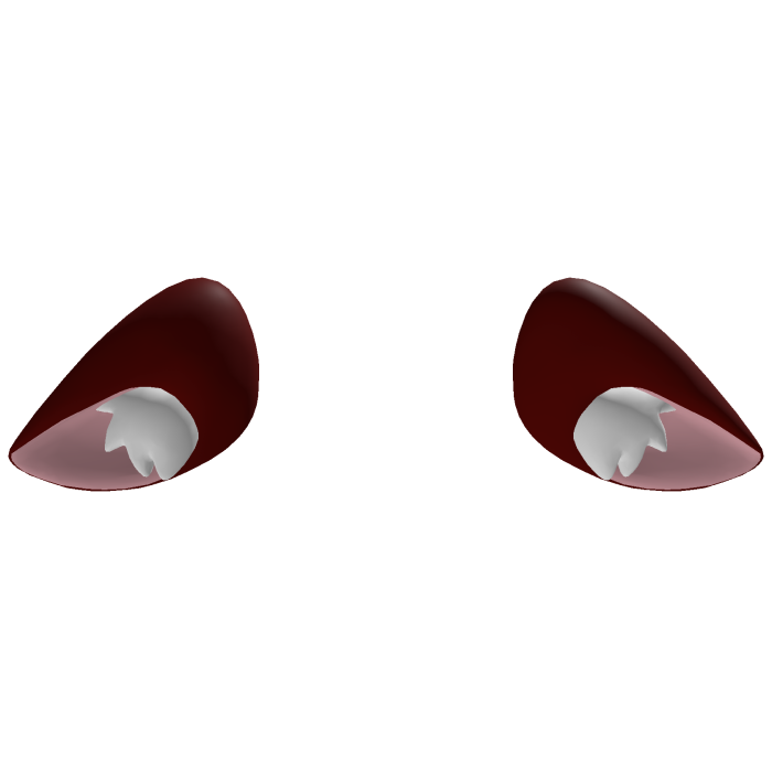 Drooly Cartoon Red Cat Anime Ears