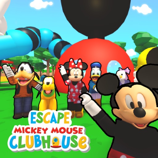 Escape Mickey Mouse Clubhouse Obby official Roblox game thumbnail