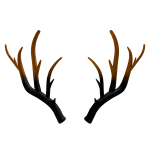 Orange Eerie Antlers