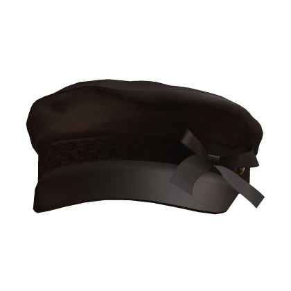 brown lace bow beret cap | Roblox Item - Rolimon's