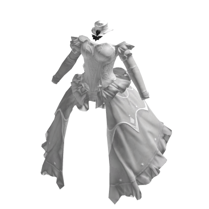 ✨Gothic Dark Fairy Princess Ball Gown-White