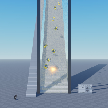 cool noobs falling down stairs and evaporating