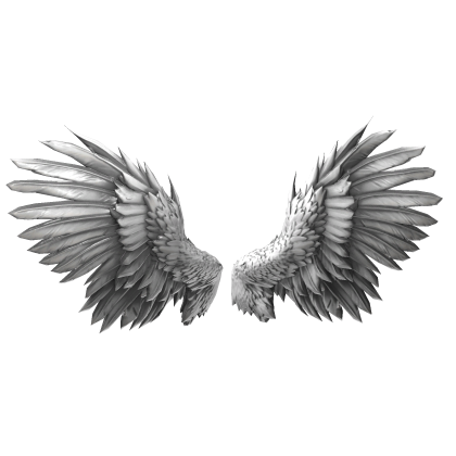 White Raven Wings