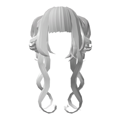 White Drill Twintails Roblox item