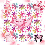 The axolotl fan club by an BIG axolotl fan