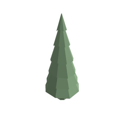 Low Poly Tree Mesh