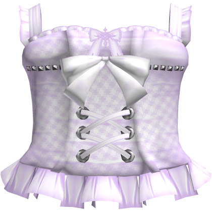 gothic lace ruffle dress purple Roblox item