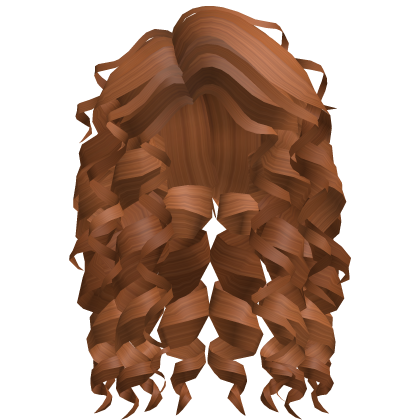 Flowy Curly Hair (Ginger) Roblox item