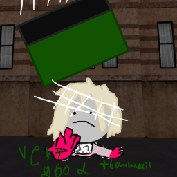 R3d Gets Crushed By A Dumpster :3